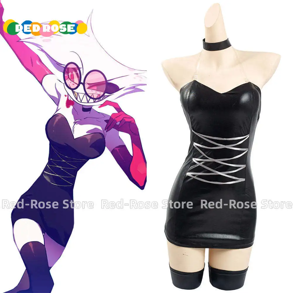 

Хазбин Отель Ангел Пил Хэллоуин Карнавал Косплей Костюм Любой Размер