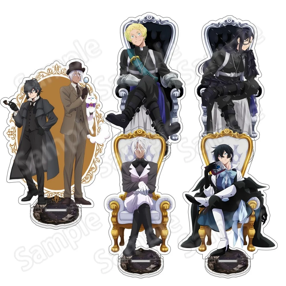 New 15cm Anime The Case Study of Vanitas Stand Model Plate Toys Vanitas Jeanne Acrylic Standing keychain Sign Holder Display Des