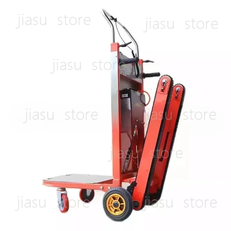 

Электрическая тележка-вездеход для подъема по лестнице, 400 кг, бесшумная, гусеничная, складная, для перевозки грузов