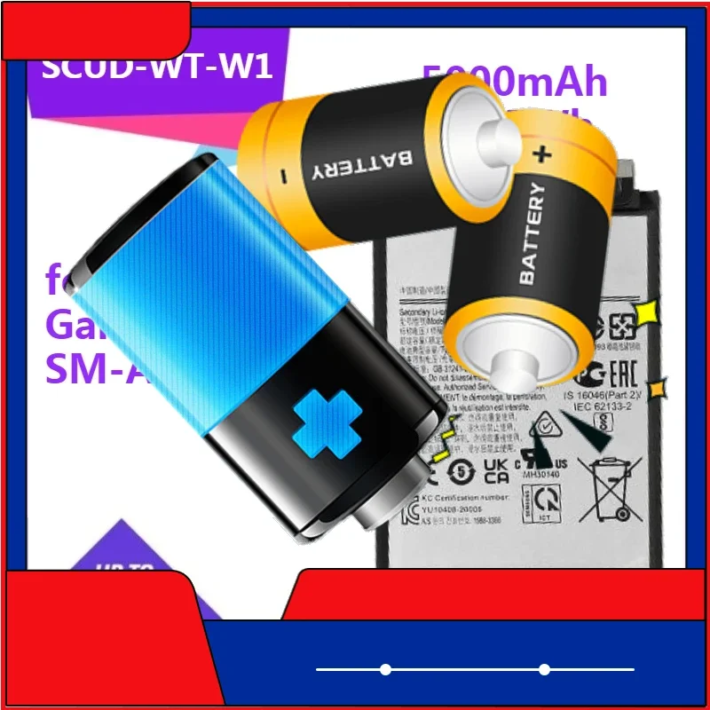 

1 шт. SCUD-WT-W1 WT-N1 Сменный аккумулятор для Samsung Galaxy A22 5G SM-A226 SM-A226B F42 5G 5000 мАч 19,25 Втч аккумулятор