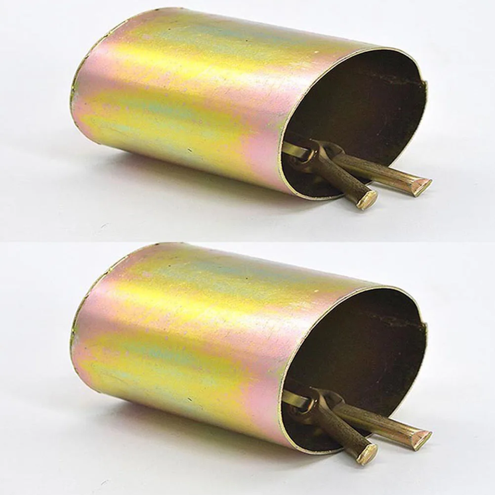 

4Pcs Cattle Bells Galvanized Alloy Crisp Sound Grazing Bells Livestock Anti Lost Cow Horse Sheep Farm Supply Ornaments