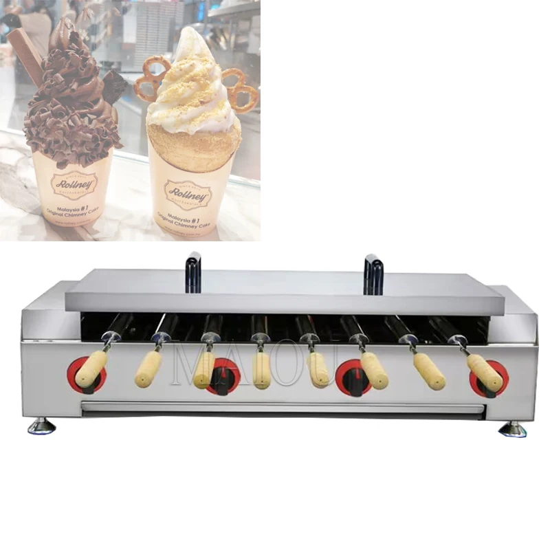 Stainless Steel Chimney Cake Oven Chimney Bread Roll Baking Machine 110V 220V Simple And Easy To Operate