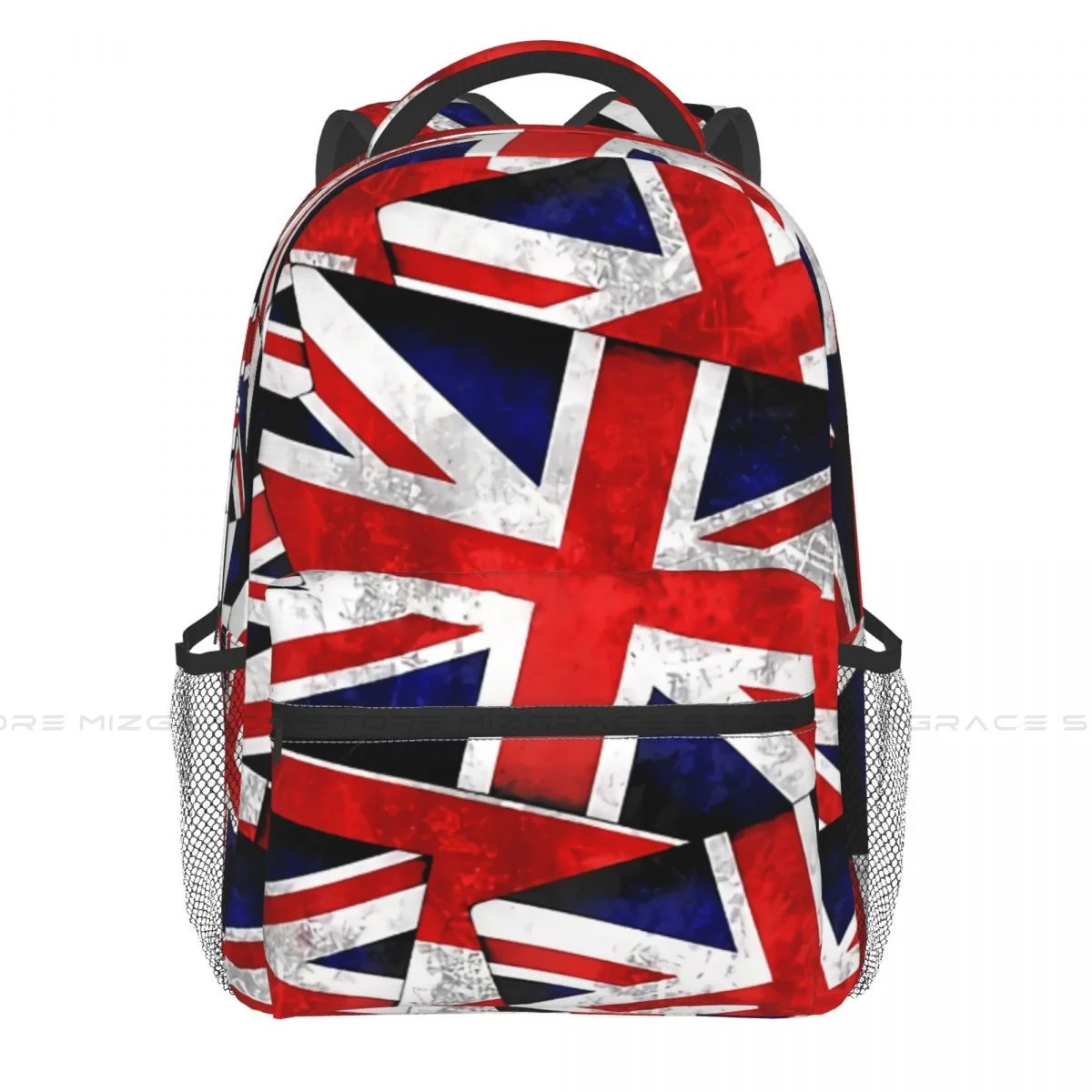 Union Jack British England UK Flag Backpacks Casual Print Student School Bag Women Man\'s Travel Bags Laptop Daypack