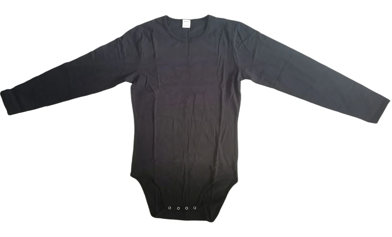 Black bodysuit with sleeve/adult long sleeve bodysuit romper /adult bodysuit/abdl clothes/adult onesie