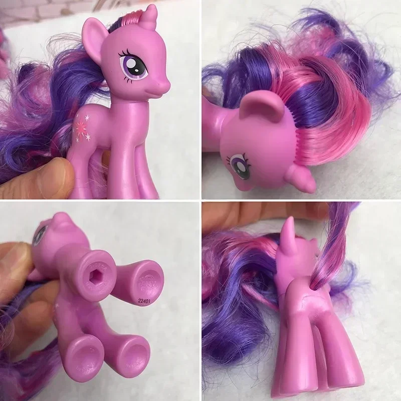 Hasbro Anime My Little Pony Twilight Sparkle figuras de acción de dibujos animados juguete modelo colección adornos niños regalos de cumpleaños