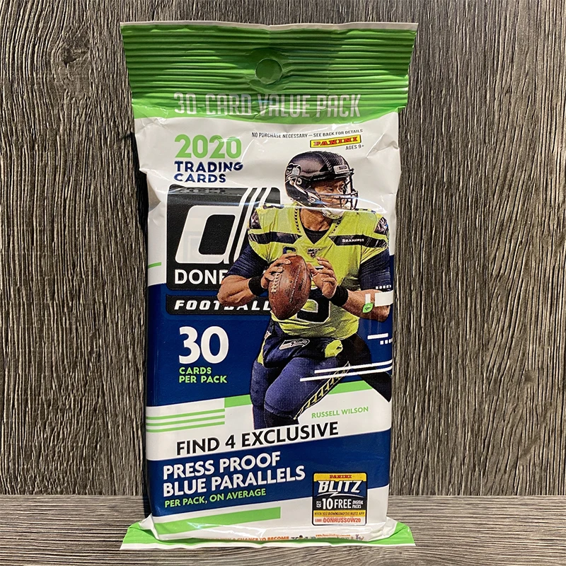 2020 Panini NFL Star Card Donruss Football Trading Cards Valore Fat Confezione singola