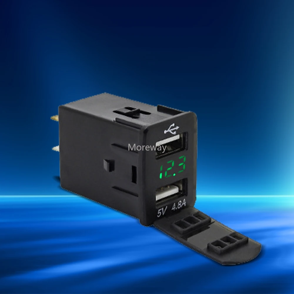 Quickly Charging Dual Ports Usb Charger for Nissan New Sylphy 2015 Teana L33 Altima Qashqai J11 Murano Serena C27 Interior Trim