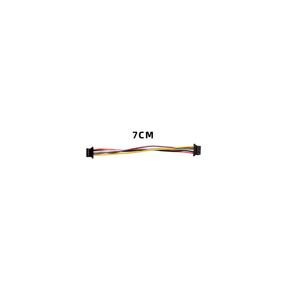 6P Gold-Plated Connector Cable for DJI O3 O4 Air Unit & F4 F7 Flight Controller, 4/7/10/15/20CM Direct Plug Wiring for FPV Drone