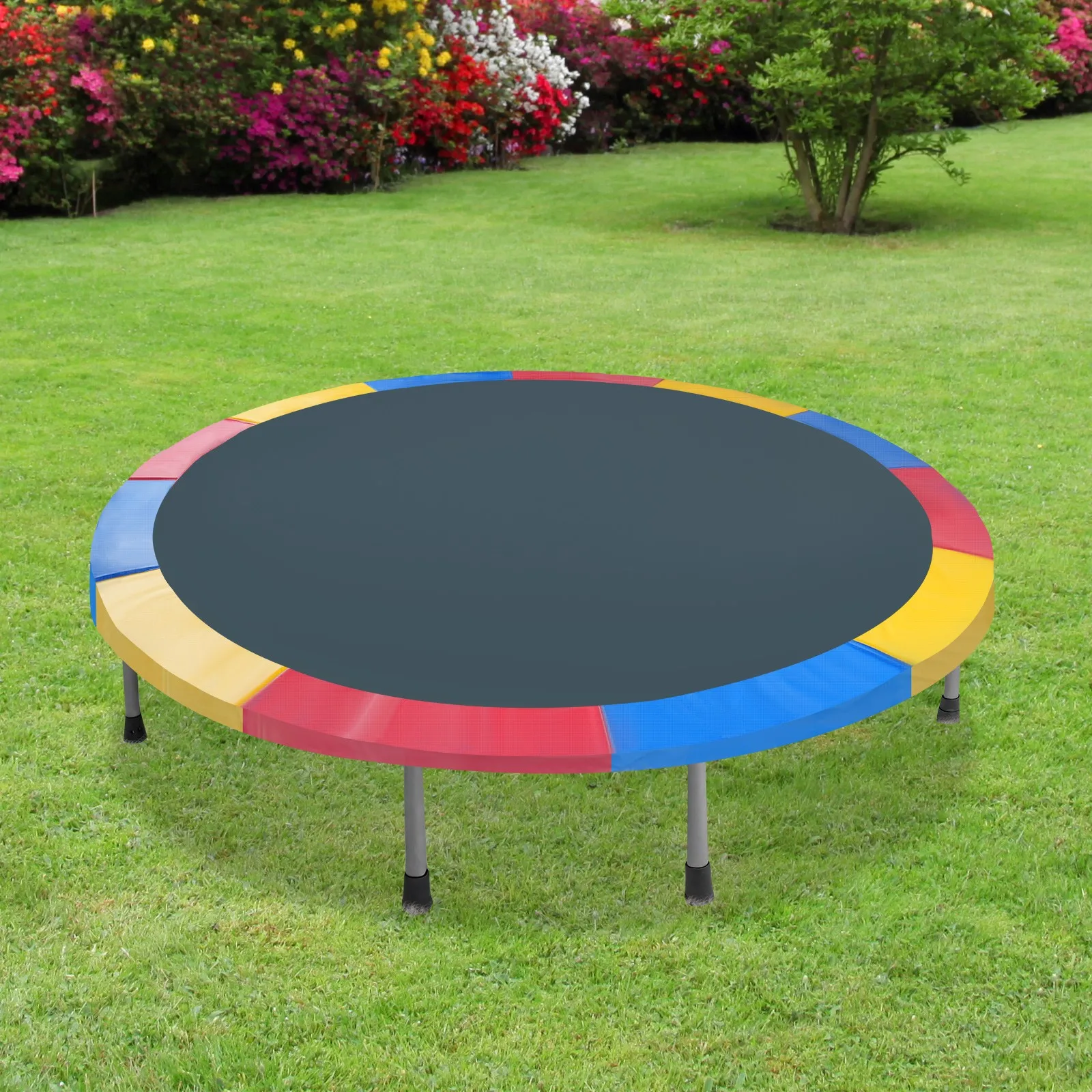 

Защитный мат для батута для семейных двориков и игровых зон в помещении, круглой формы, прочный, устойчивый к УФ-излучению