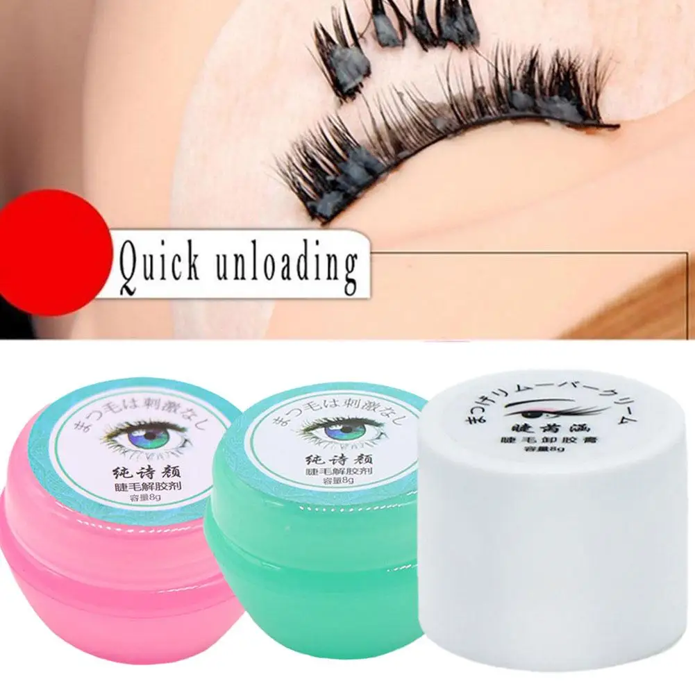 Fruit Flavor Zero Stimulation Quick Eyelash Removal 30 Eyelash Tool Makeup Remov Gentle Aromatic Cream Seconds Extension Re O4J4