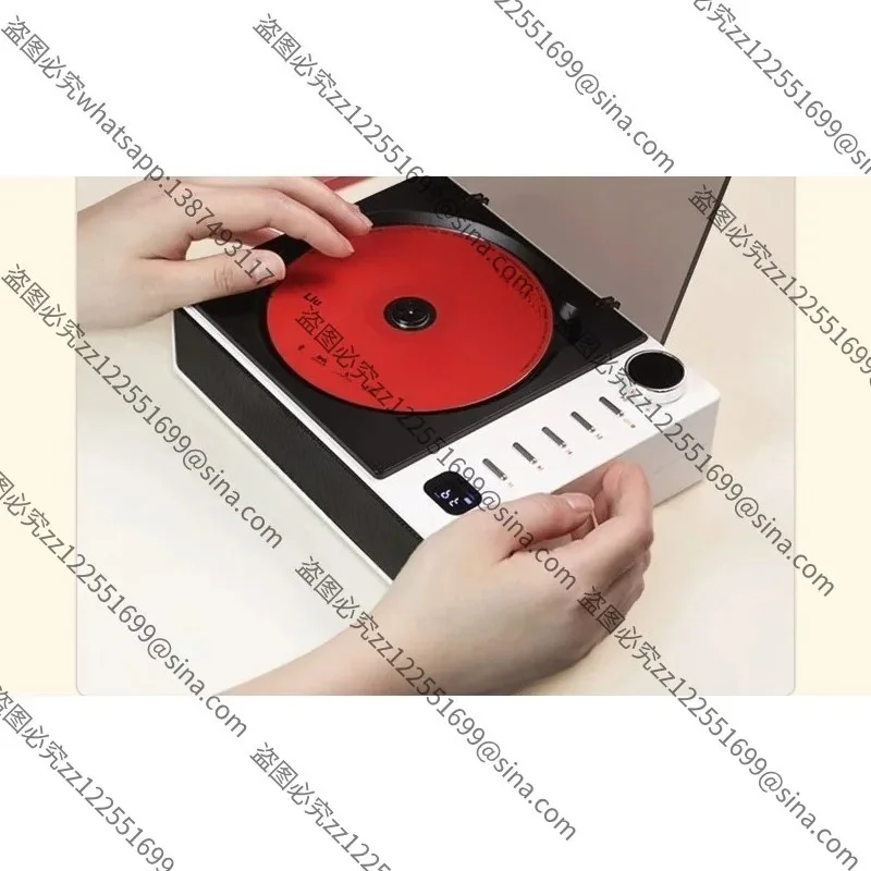 adatto-per-accessori-di-lettori-cd-retro-altoparlante-bluetooth-a-forma-di-disco-per-ornamento