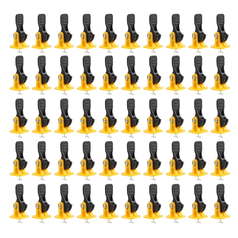 

50Pcs Construction Tools Tile Leveler Adjuster Plastic Positioning Artifacts Leveler Locator Spacers For Flooring Wall