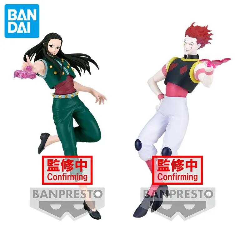 In Stock Original Banpresto Hunter Vibration Stars Illumi Zoldyck Hisoka Morow Anime Figure Model Collectible Toys Festival Gift