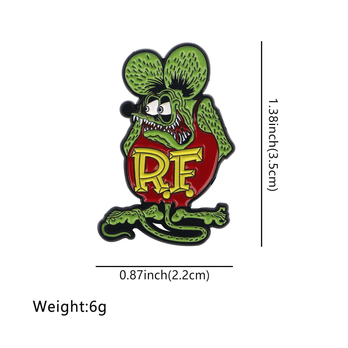 Funny Mouse Enamel Pin Animal Brooch Pines Lapel Pins Badge on Backpack Clothing Accessories Creative Jewelry Friends Gifts