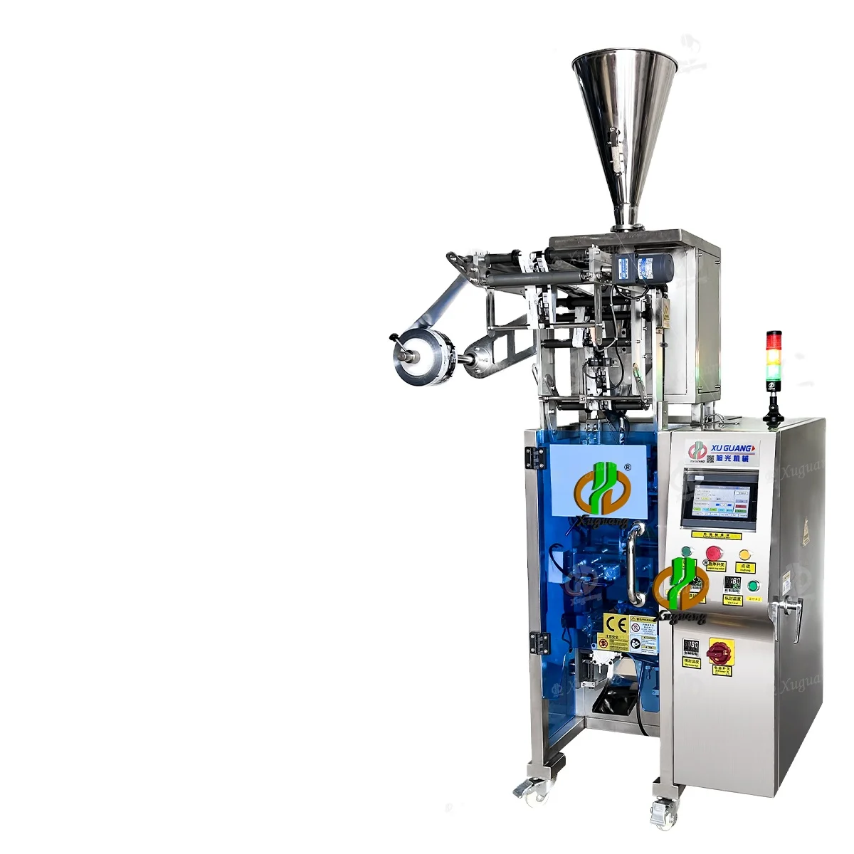 High Speed Automatic Round Corner Granule Back Seal Round Notch Packing Petite  hine With Volume for Salt Spice Snacks
