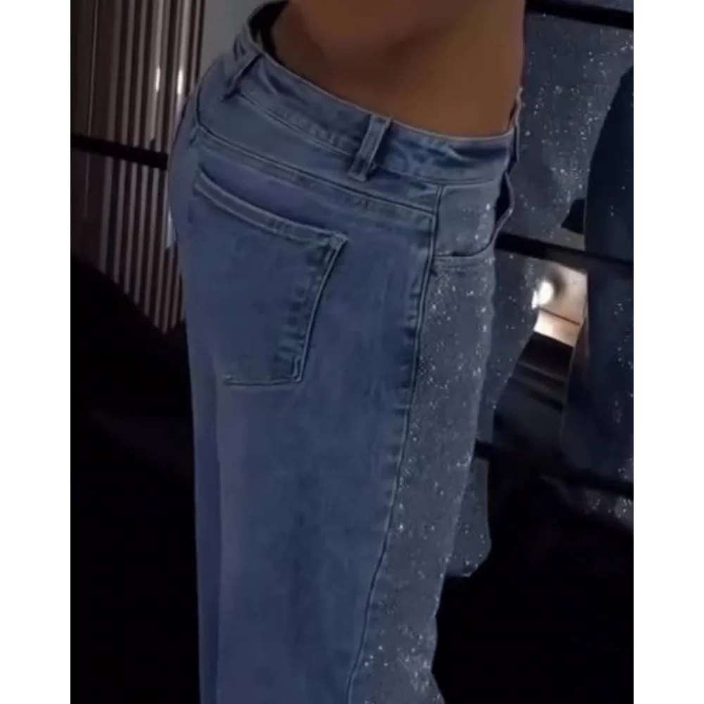 Y2K الهيب هوب الجينز النساء خمر غسلها فضفاض فضفاض صالح الدينيم السراويل عالية الخصر ملابس الشارع الشهير المتضخم الرجعية السراويل