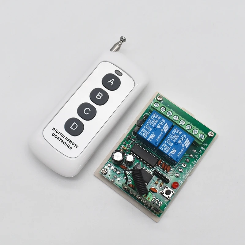 

Wireless remote control PWM DC deceleration motor 12v24v forward and reverse controller