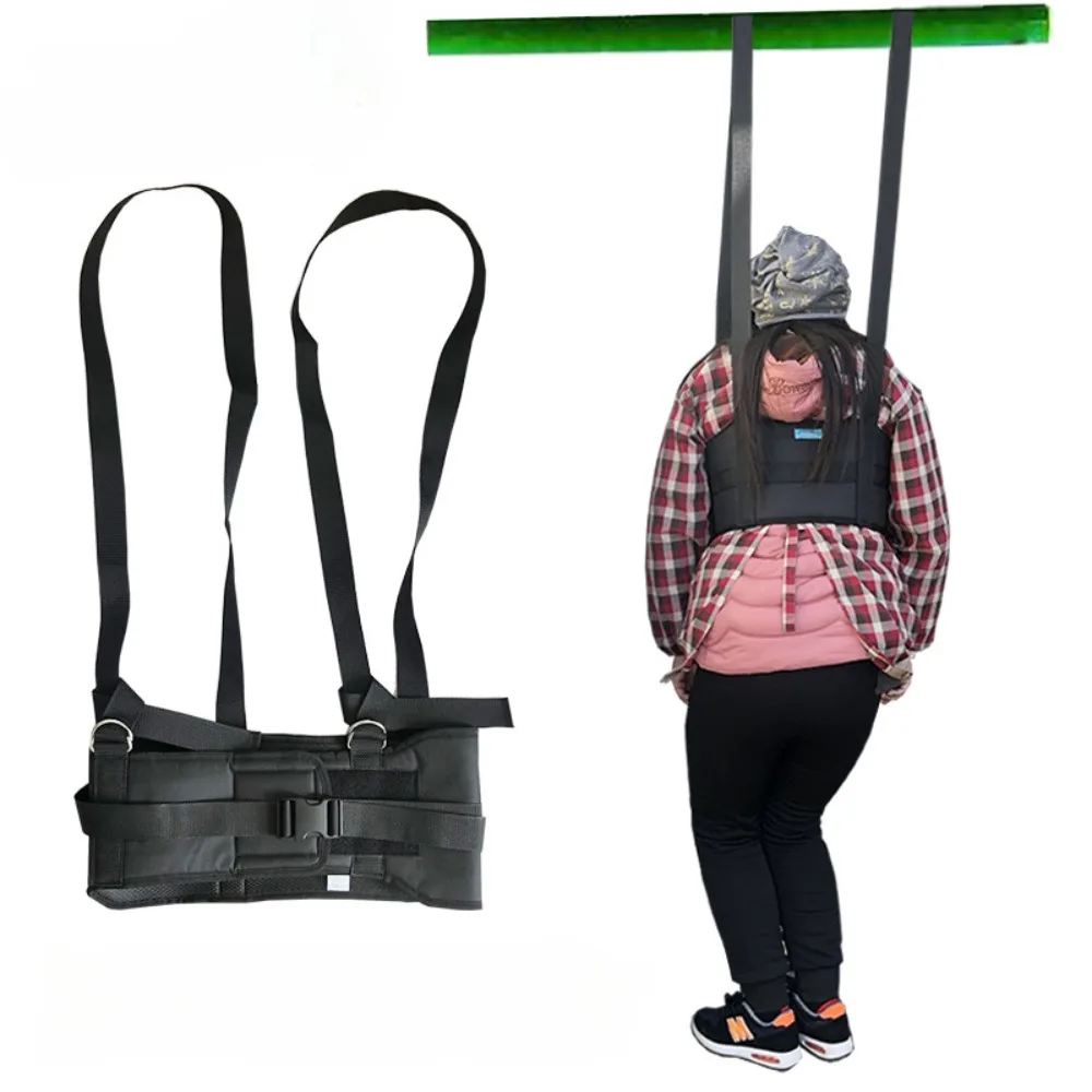 Portable Waist Stretcher Home Hanging Lumbar Traction Belts Hanging Horizontal Bar Lumbar Disc Sling Spine Rehabilitation Straps