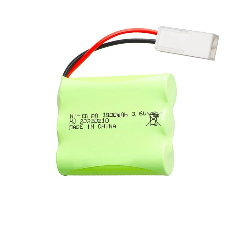 Ni-CD 3.6V 1800mah Battery + 3.6v Charger For Rc toy Car Tank Train Robot Boat Gun AA 3.6v Rechargeable Battery Pack