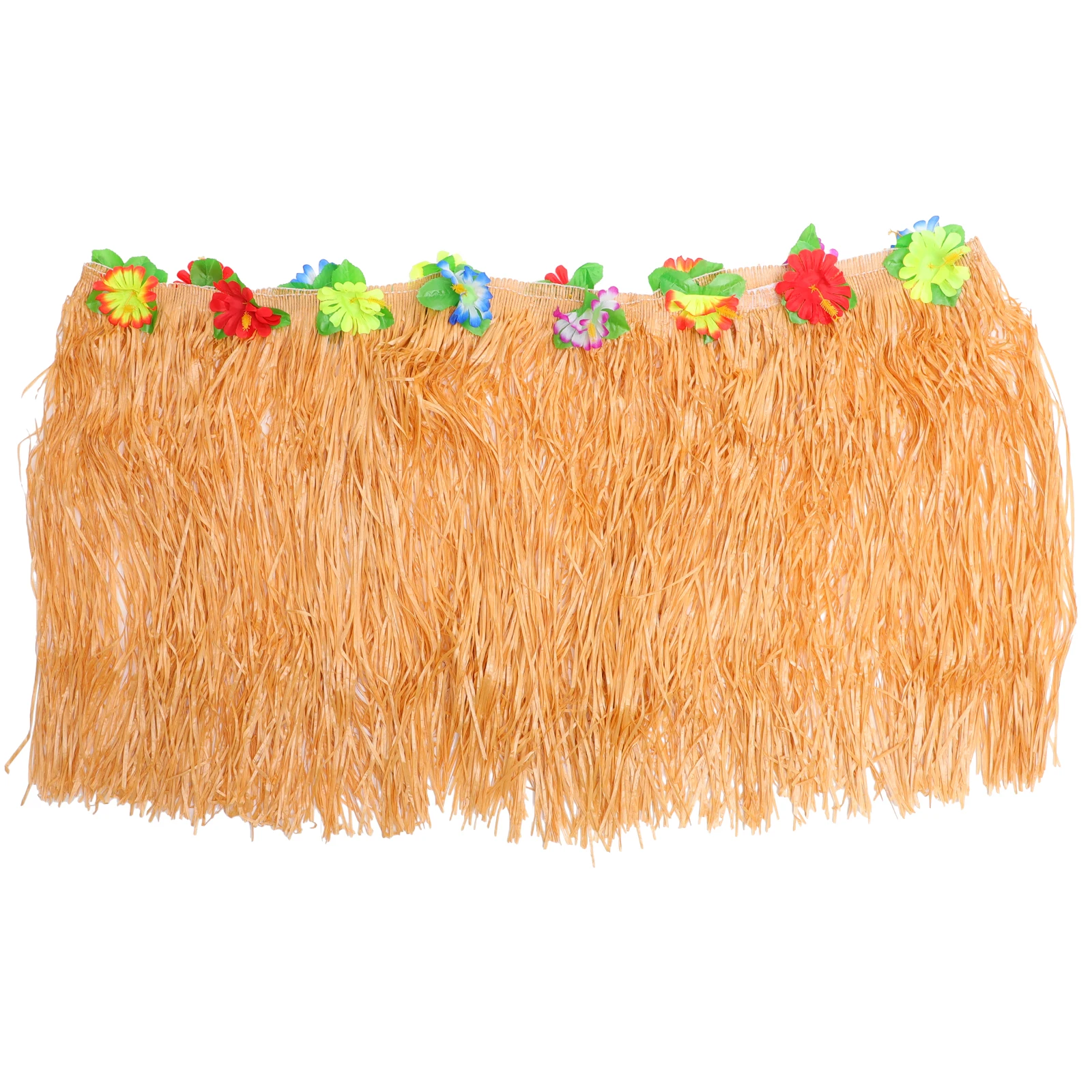 

Large Flower Table Skirt Hawaii Themed Party Decorations Hawaiian Plastic Fabric Seaside