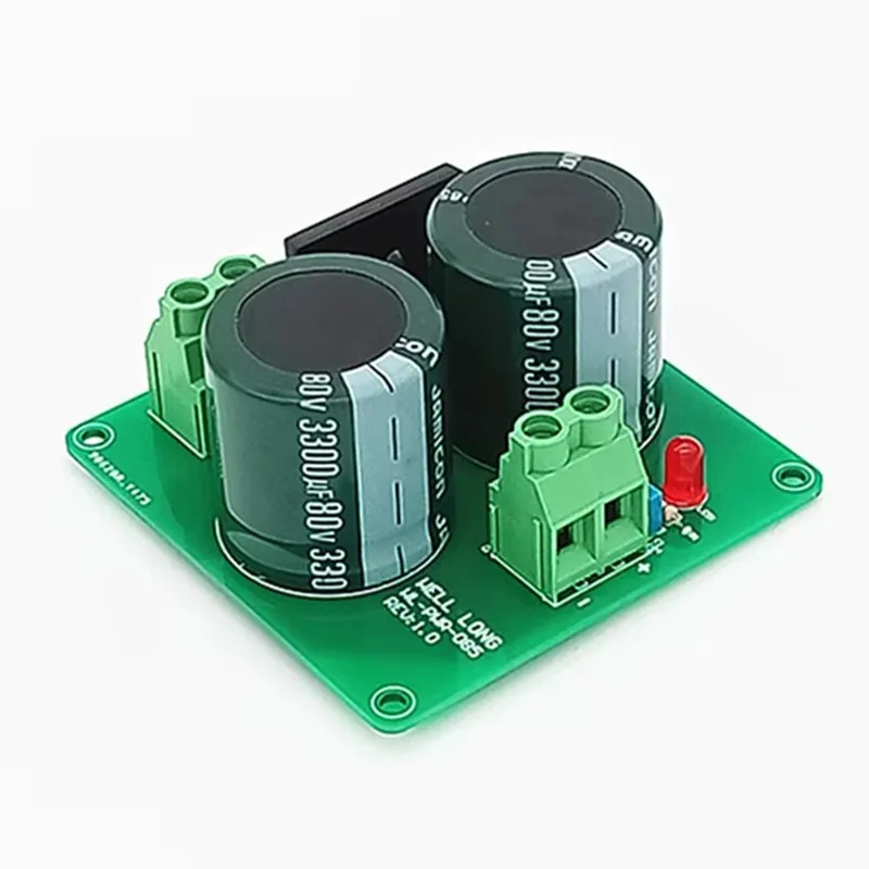 Power Amplifier Single Bridge Rectifier Filter Power Board 3300uf 80V  Capacitor for Audio Equipment