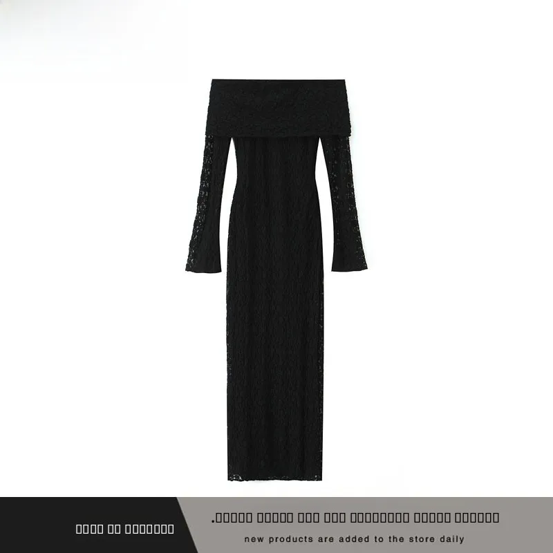 

Модное универсальное сексуальное кружевное бюстье Dr. ZA. Новая женская одежда ZR. Элегантное платье с длинным рукавом на одно плечо для повседневной носки.