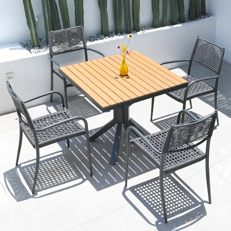 'Patio Garden Outdoor Furniture Sets Table Modern Rattan Sofa Chair Waterproof Sectional Sofa chair Set