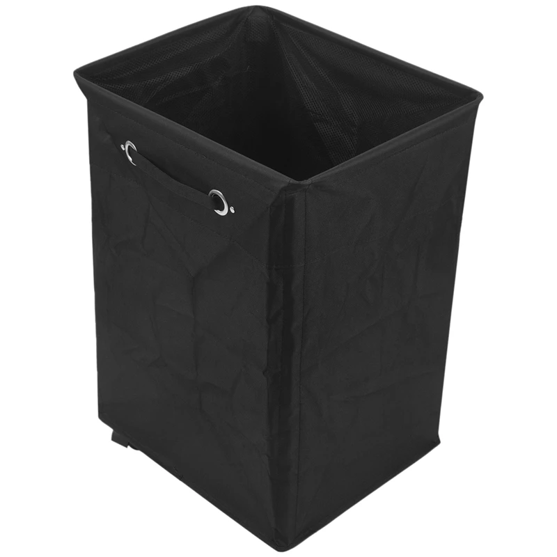 Dirty Clothes Laundry Basket Foldable Storage Basket With Wheel For Office Waterproof Oxford Bathroom Laundry Hamper