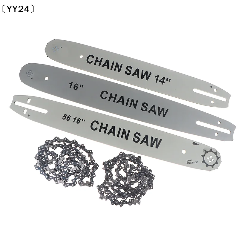 Kit de cha�ne de tron�onneuse Drive Links avec guide-cha�ne et cha�ne de scie, pas de 3/8 po, faible recul pour outils de menuiserie Craftsman?YY24?