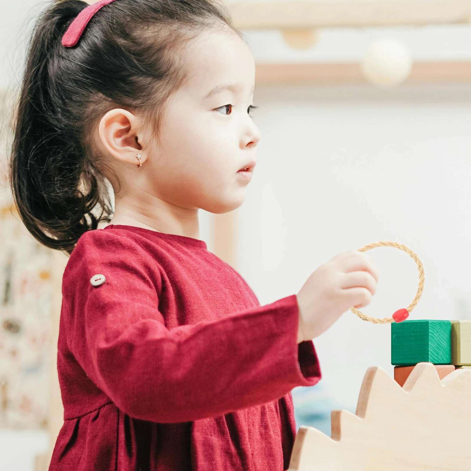 

10Pcs Ring Toss Game Rustic Wooden Base Rope Throwing Game for Outdoor Indoor Activities Team Building Party Games Entertainment