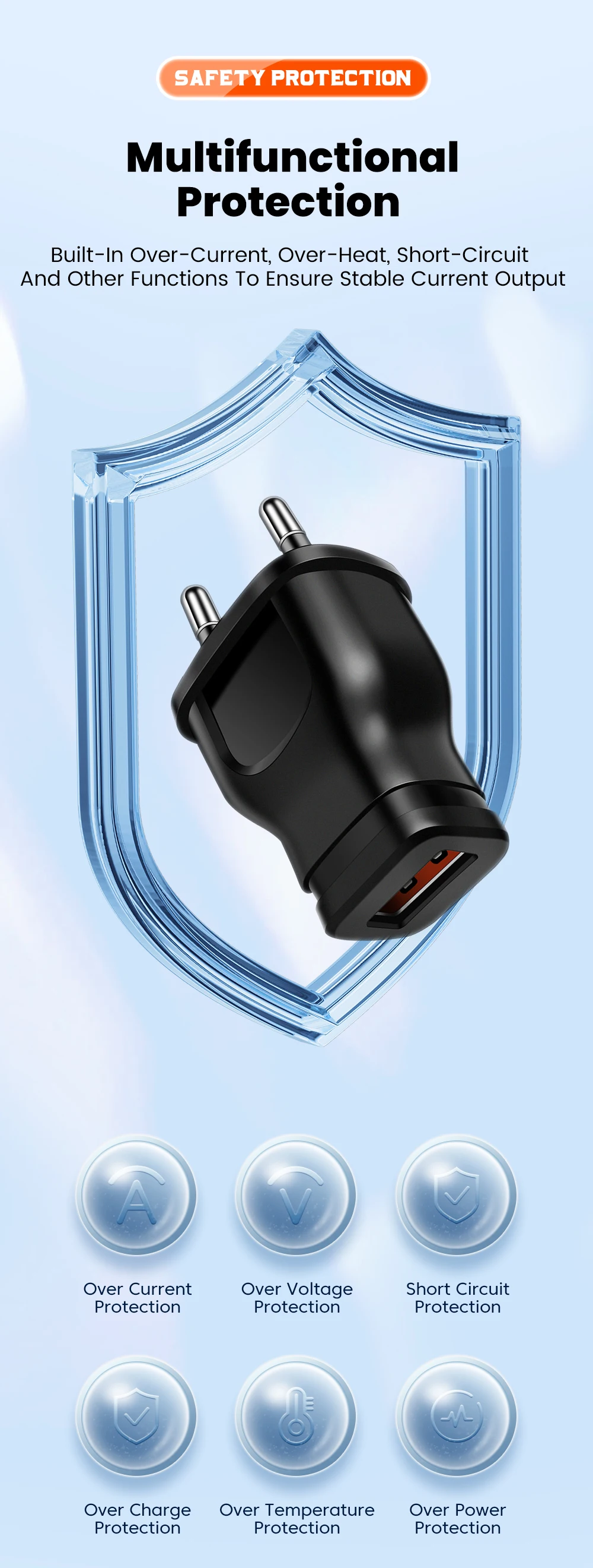 Mini Universal 5V1A EU US Plug USB Travel Charger For iPhone Samsung Xiaomi Redmi Google Huawei Wall Phone Charger Power Adapter