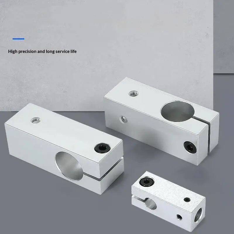 1pcs Optical Axis Cross Block  T-shaped Fixed Column Optical Shaft Cross Connector Shaft Clamp For Fixed Diameter Fastening Axi