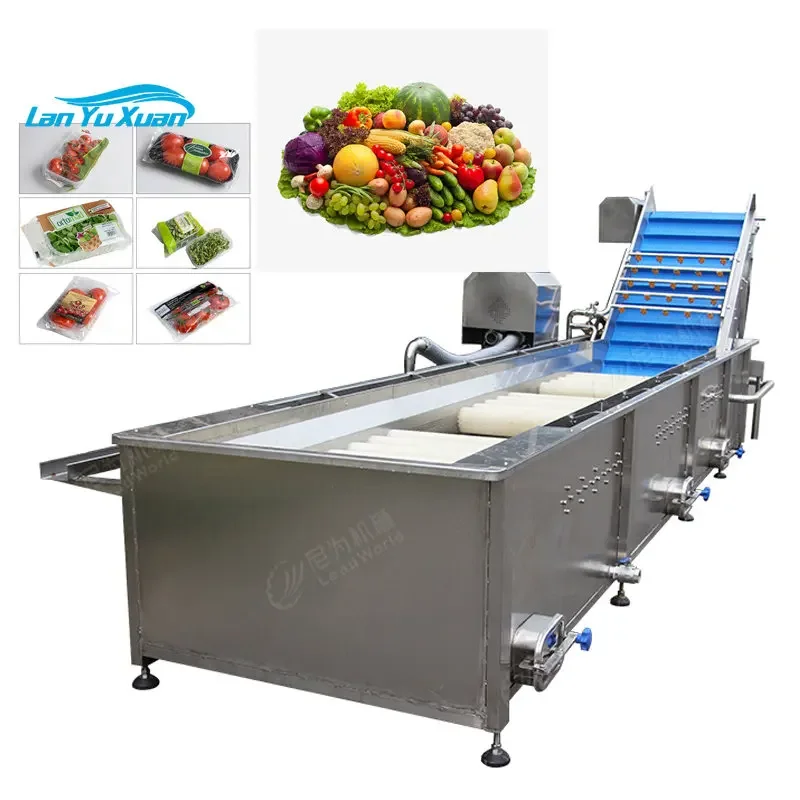 Commercial Industrial Bubble Fruit Avocado Mango Vegetable Potato Washing Machine