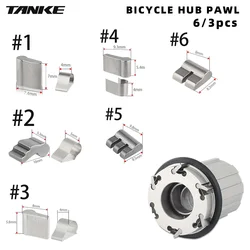 TANKE 3/6 Set bike hub pawls Bicycle Freehub Universal Spring Claw Accessories Stainless Steel Cassette hubs MTB road cycling