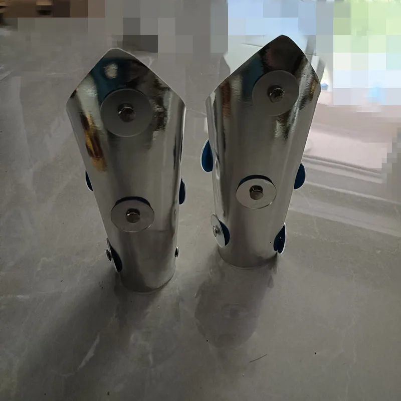 ハロウィンコスプレステージパフォーマンスアクセサリーユニセックスゴールドシルバーレザーリベットアームスリーブグローブ動物男性女性ダンサーカフ