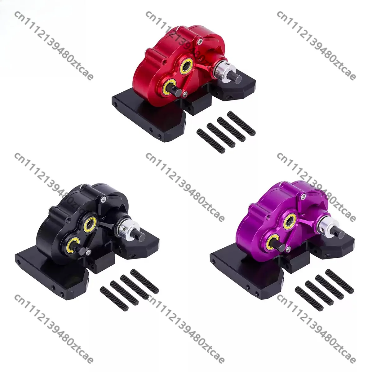 1/10 RC Crawler Right Front Motor Gearbox With  Straight Axle Transmission Fit SCX10 II Pro Model Car Upgrade Parts