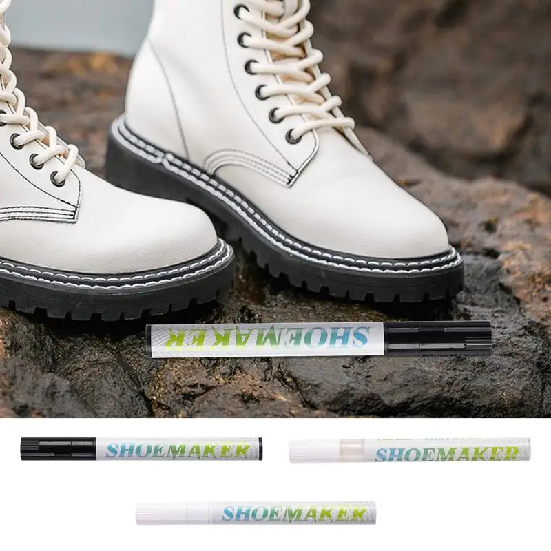 Shoe Repair Pen Lightweight Effective Black Shoe Markers Professional Repairing Pen Marker Shoe Leather For White Sneakers