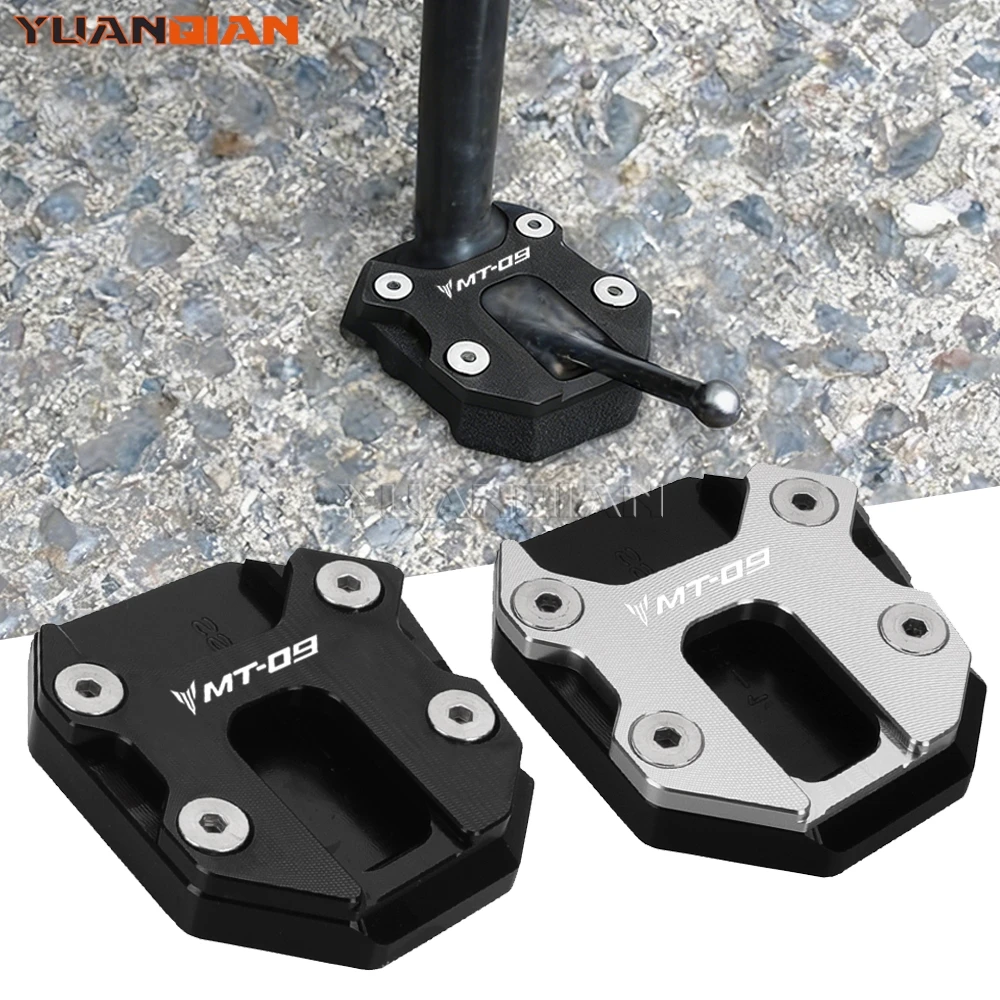 

For Yamaha MT09 SP MT-09 TRACER 9/GT XSR900 2021-2025 Motorcycle Accessories Kickstand Side Stand Enlarger Extension Plate Pads