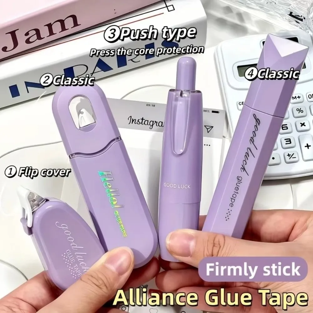 4pcs/set High-adhesion Dot Glue Large Capacity Non-repeating Adhesive Glue Tape Double-side Adhesive Tape School Office