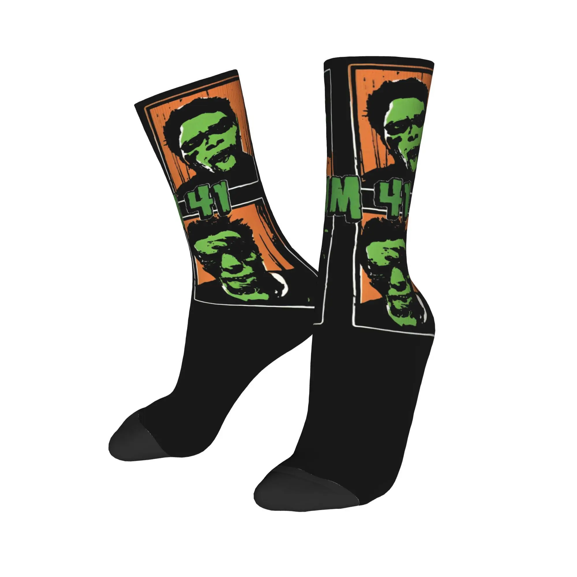 Sum 41 Canadian Rock Band  Crew Socks for Women Men All Seasons Sum41 Punk  Soft Middle Tube Socks Non-slip