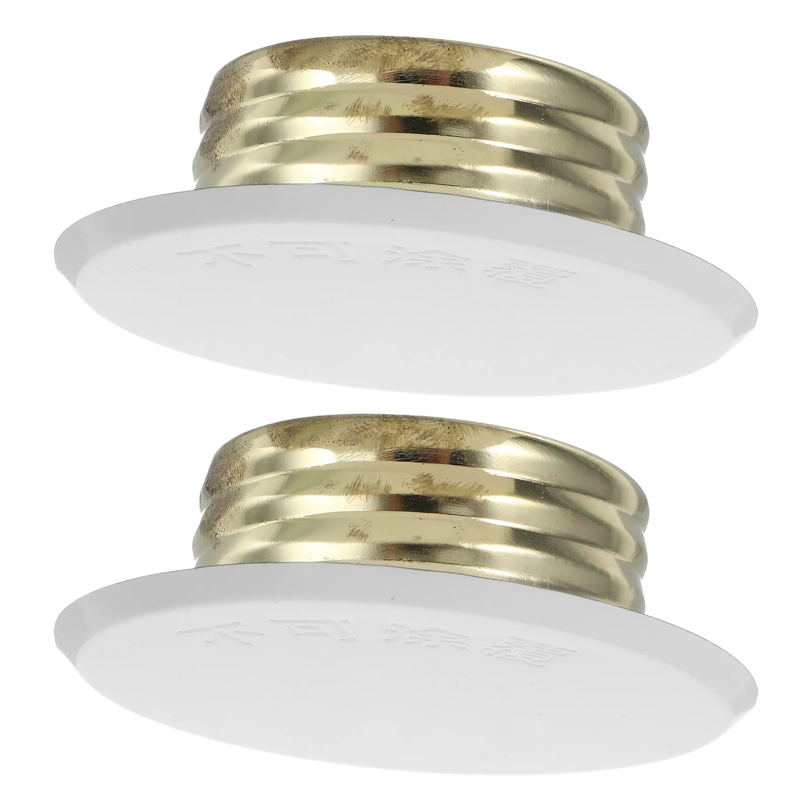 Couvercle anti-incendie dissimulé, plaque de plafond blanche, remplacement de tête d'arrosage, installation facile, couvercle de trou de plafond, 2 pièces