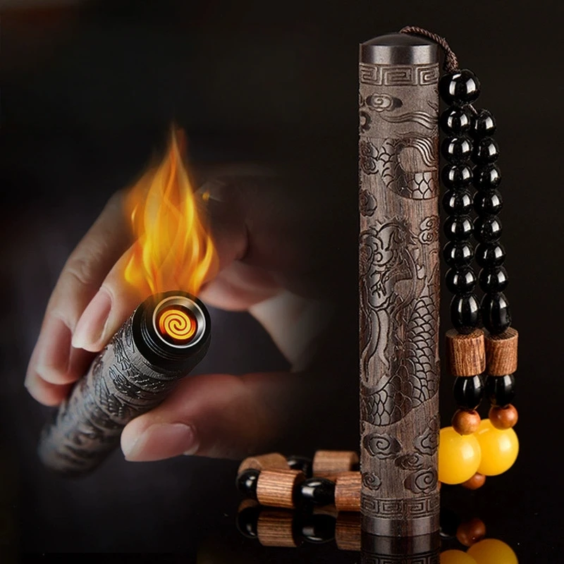 

Windproof Flameless Electronic Lighter Tungsten Mini USB Charging Portable Smoking Accessories Gadgets Hot Sell