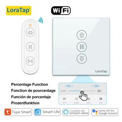 LoraTap Persiana Enrollable con Mando a Distancia, Interruptor para Persianas, Control de Cortinas, Función por Porcentajes, Funciona con Google Home Alexa Tuya Smart Life 4