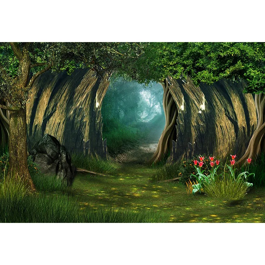 Mehofond Mùa Xuân Nền Chụp Ảnh Nắng Xanh Rừng Rừng Cho Bé Sinh Nhật Phông Nền Chụp Ảnh Phòng Thu Photophone