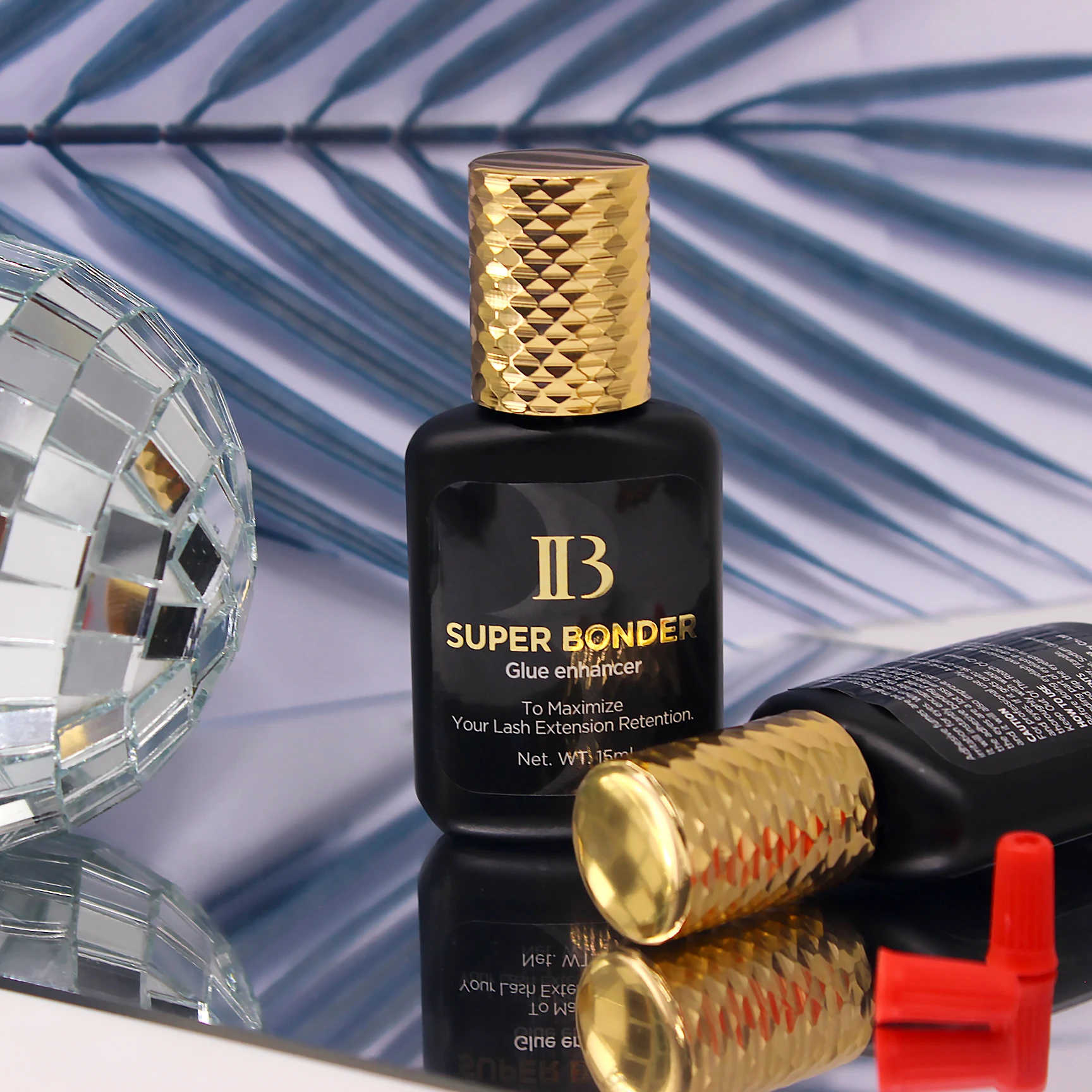 1 ボトル IBeauty スーパーボンダー偽まつげエクステンション速乾性長期的な韓国美容ショップ強粘着用品
