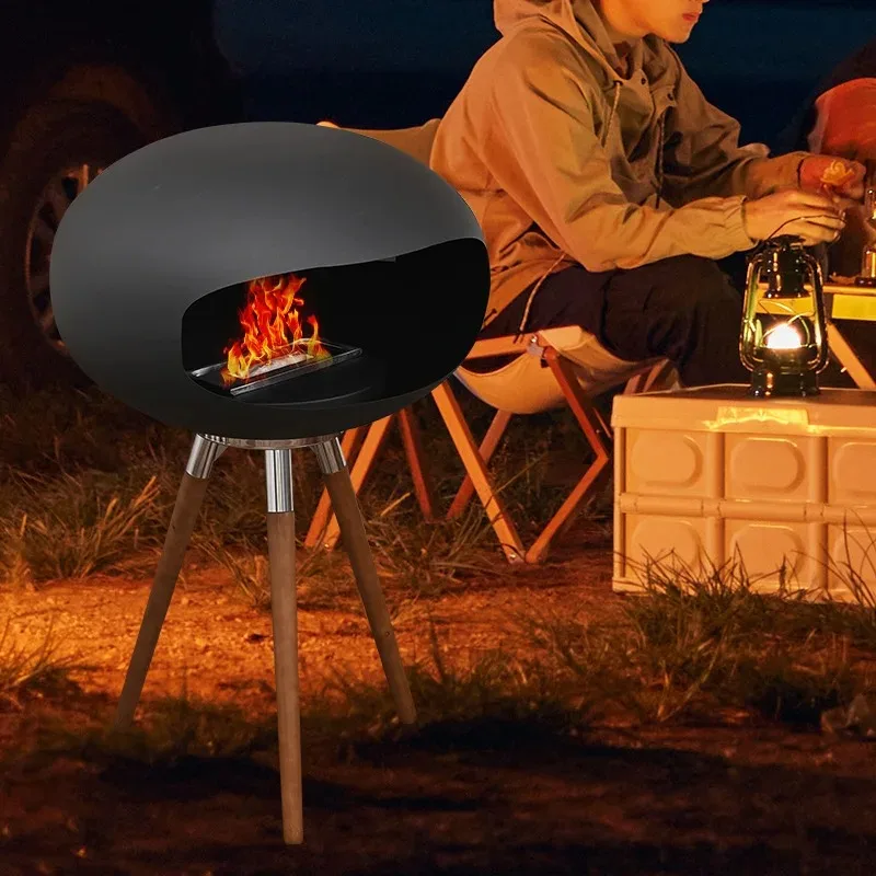 

Villa Homestay Home Living Room Fireplace Heater Designer Home Fireplace Ornaments European Floor-standing Decorative Fireplaces