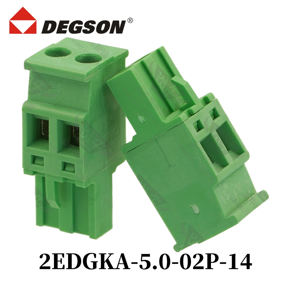

DEGSON 2EDGKA-5.0-04P-14-00ZH 2EDGKA-5.08 Pluggable PCB Terminal Blocks KF2EDGKA 2P-12P MVSTBR2.5/2-G Phoenix Contact 18A 320V