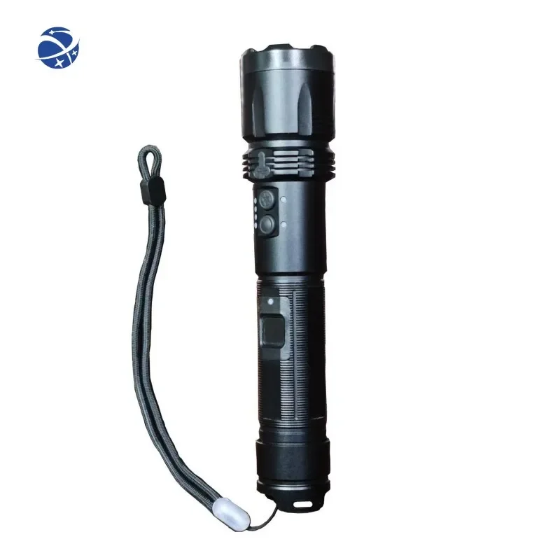 

Wholesale high lumen handheld electric shock self defense flashlight led recharge tactical flashlight