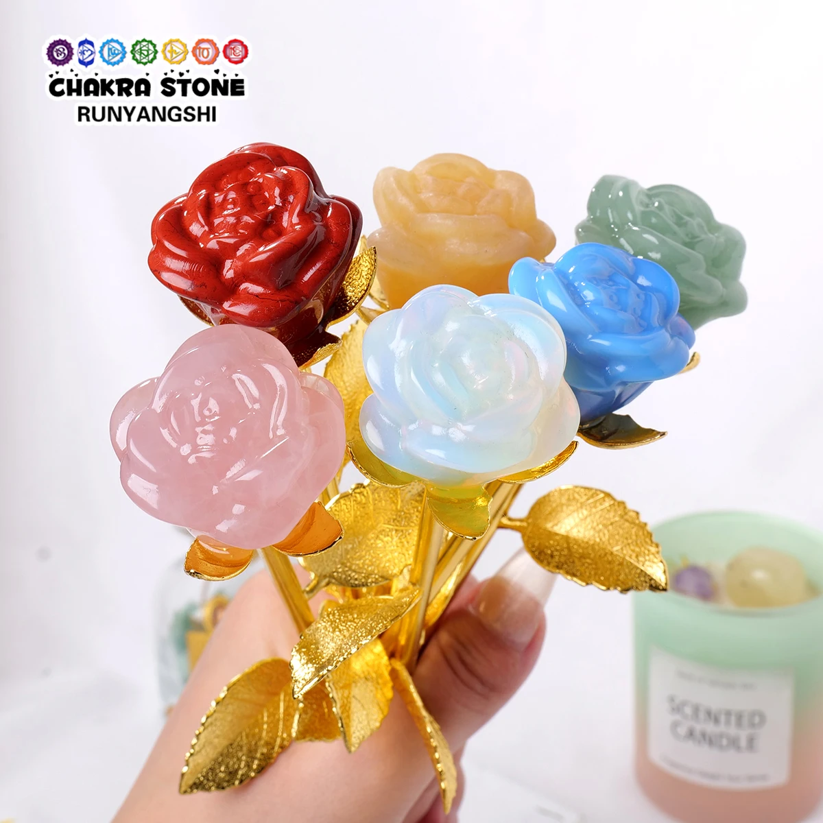 

1 шт., натуральная Хрустальная роза, цветок ручной работы, создание теплой и романтической атмосферы, розы, подарок, орнамент, домашнее украшение