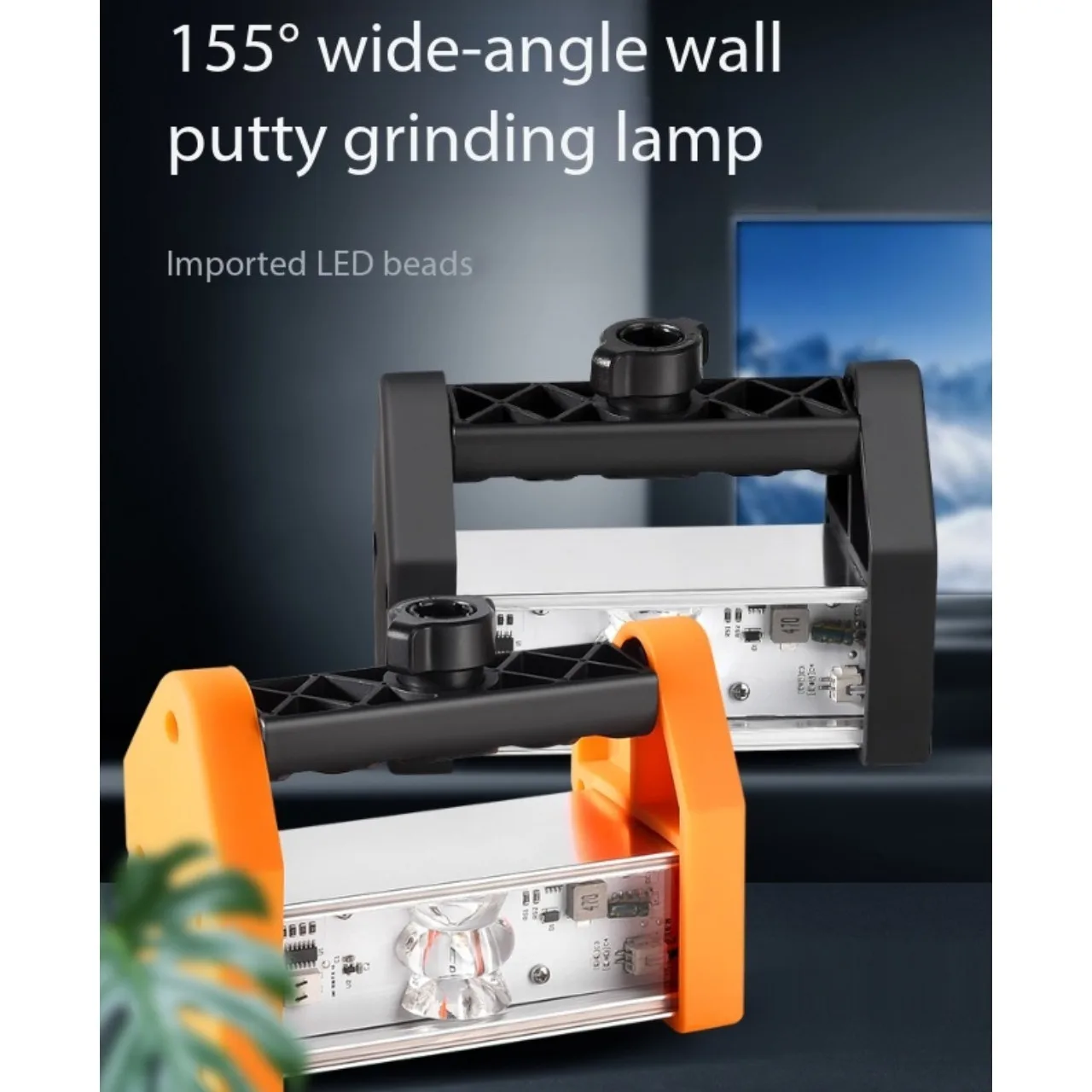 LED Light - 155° Wide Angle, 4-Level Dimming Wall Surface Grinding & Inspection Specialty Wall Grinding Lamp for Putty Wall image 2